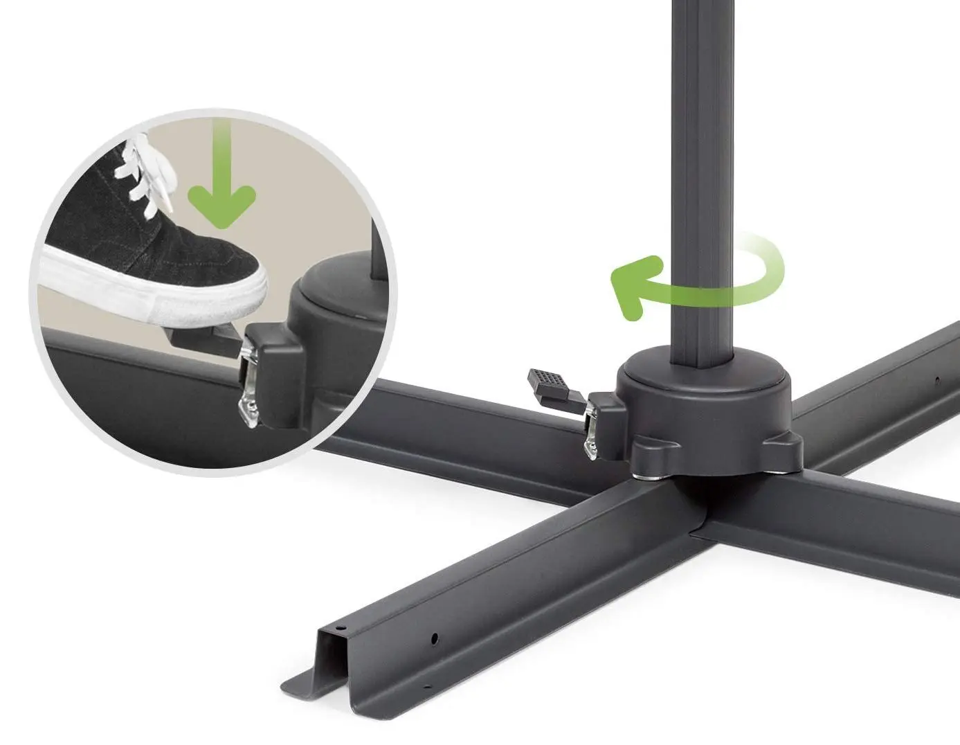 Umbrela de soare Blumfeldt Belo Horizonte (Grey) - 4