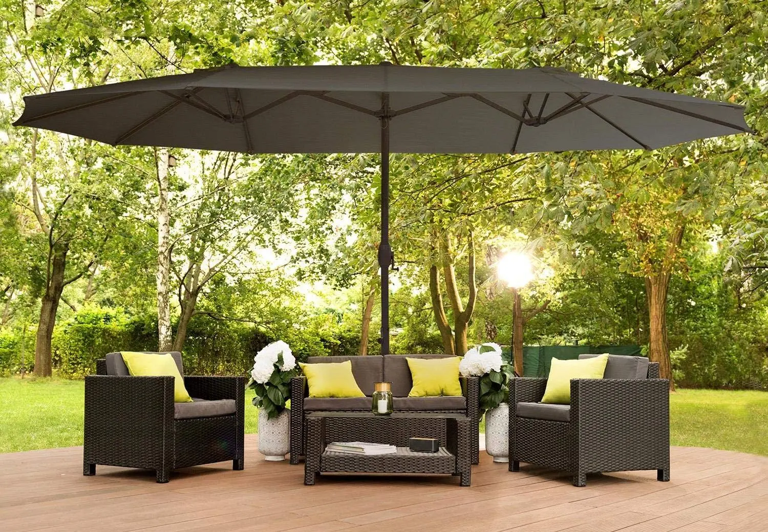 Umbrela de soare Blumfeldt Twin Peaks (Grey) - 3