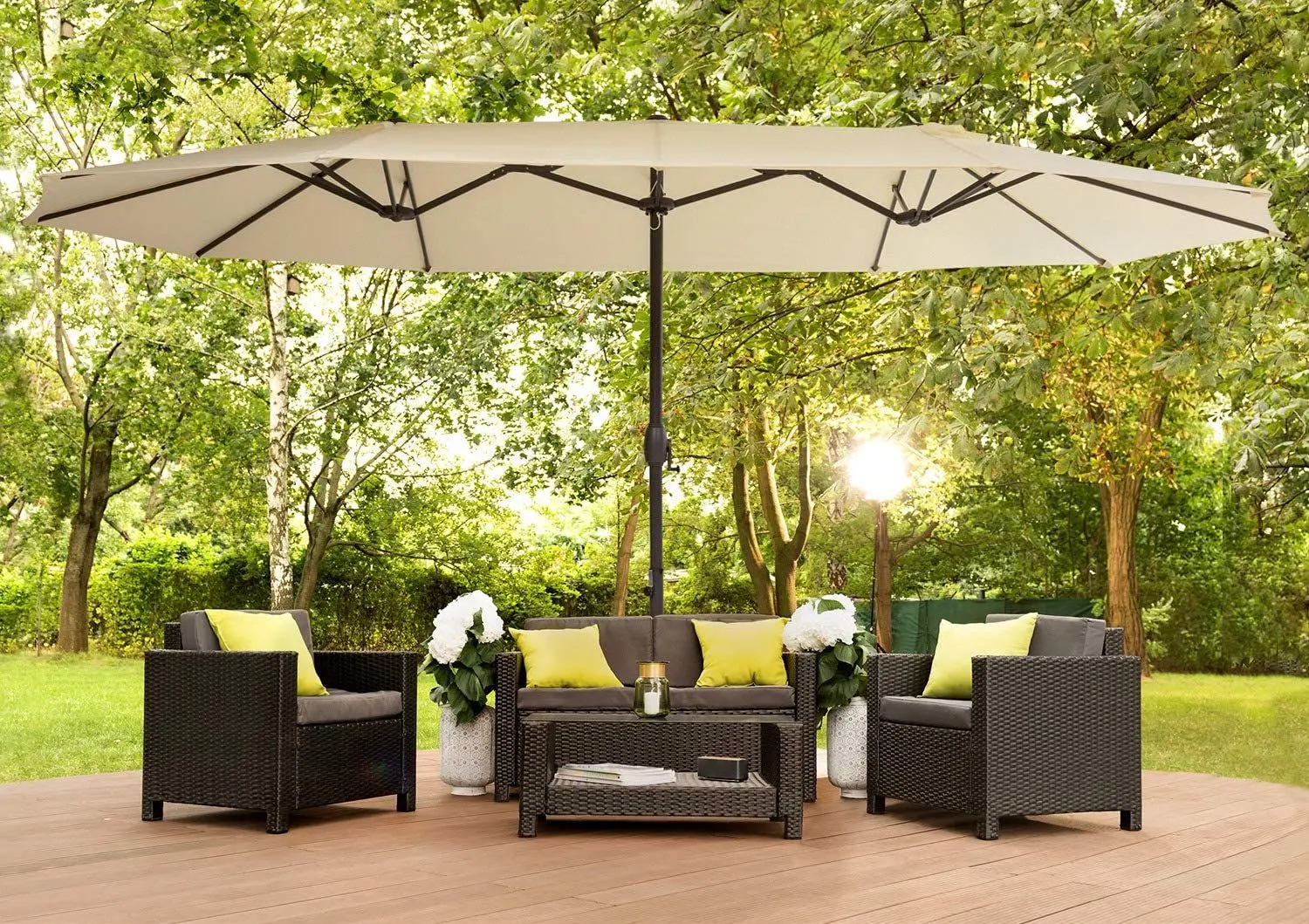 Umbrela de soare Blumfeldt Twin Peaks (Cream) - 8