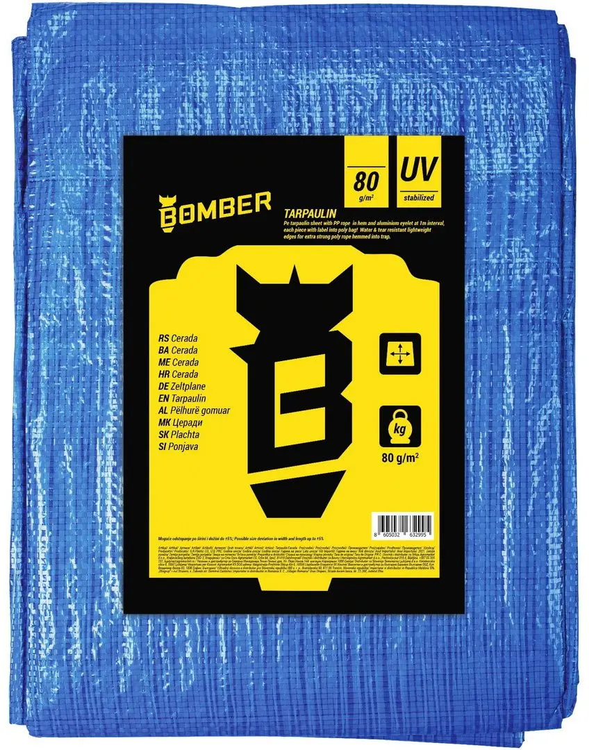 Prelata impermeabila Bomber 074665 8x12m (Blue)
