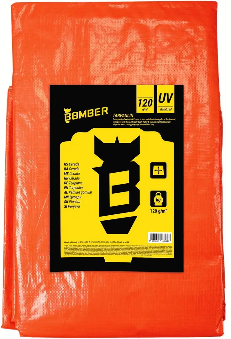 Prelata impermeabila Bomber 074668 3x5m (Orange)