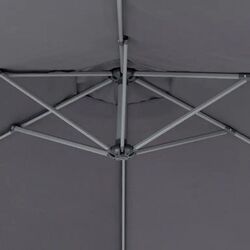 Umbrela de soare Malta 300cm (Gray) Thumb