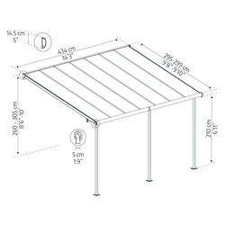 Pergola Canopia Sierra 702640 (White) Thumb