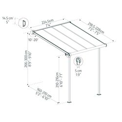 Pergola Canopia Sierra 703348 (White) Thumb