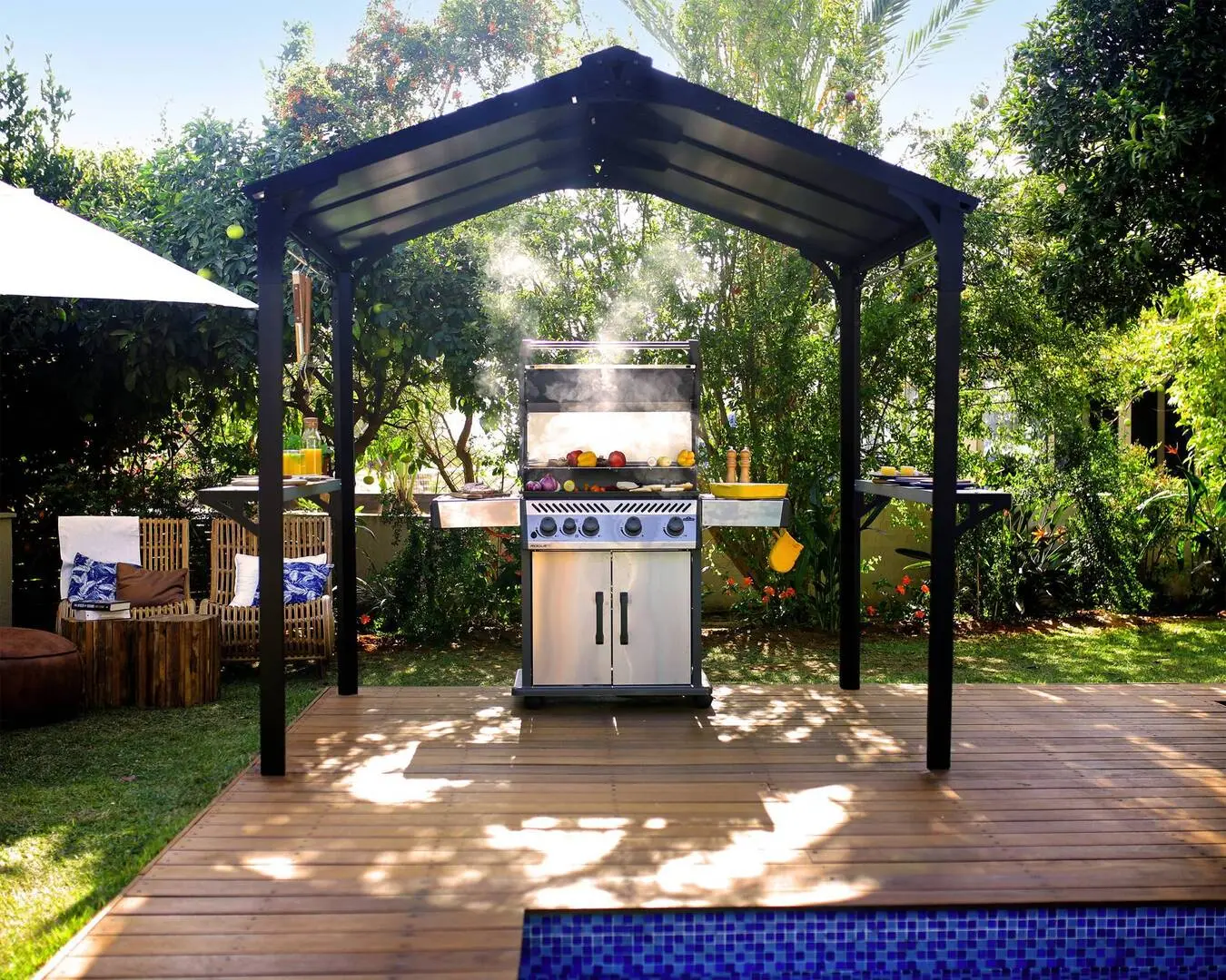 Pavilion de gradina Canopia Austin 2400 (Grey) - 7