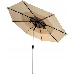 Umbrela de soare Carruzzo L43E (Beige/Brown) Thumb