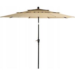 Umbrela de soare Carruzzo L43E (Beige/Brown)