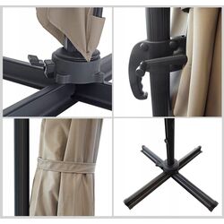 Зонт от солнца Carruzzo Roma L43D (Brown) Thumb