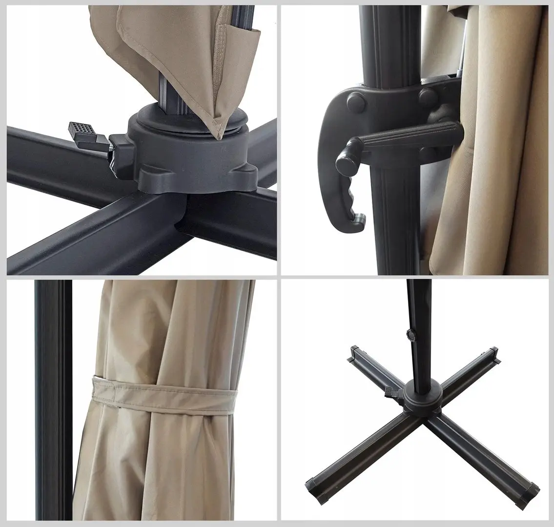 Зонт от солнца Carruzzo Roma L43D (Brown) - 2