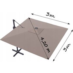 Зонт от солнца Carruzzo Roma L43D (Brown) Thumb