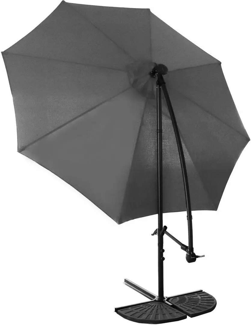 Зонт от солнца Carruzzo Solar LED L43G (Grey) - 4