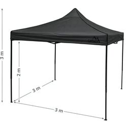 Садовый павильон Cattara TT13342 (Black) Thumb