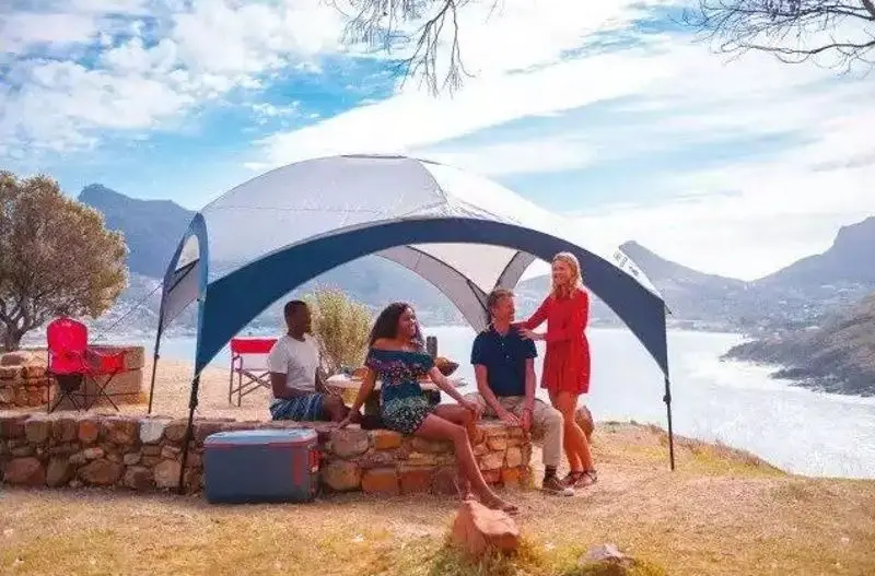 Pavilion de gradina Coleman FastPitch L (White/Grey) - 4