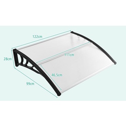 Copertina Costway NP11229DK (Black/Transparent) Thumb