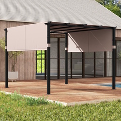 Пергола Costway NP11780BE 3x3 (Beige) Thumb