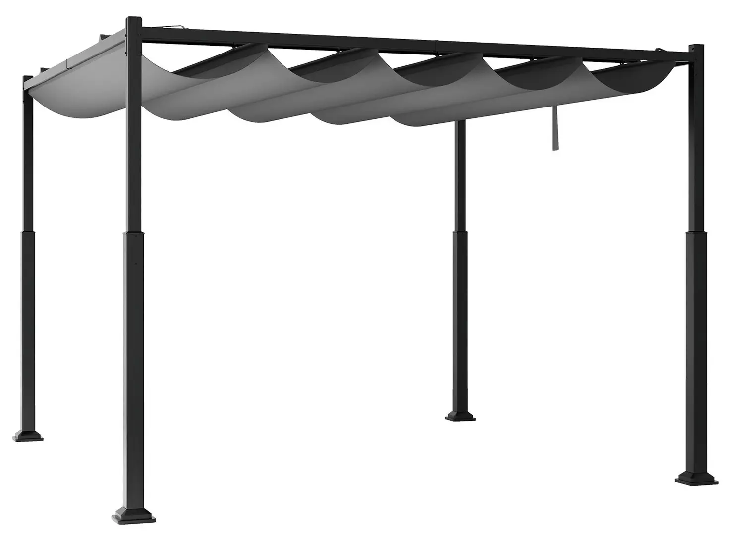 Пергола Costway NP11860GR 3.1x3.1 (Grey/Black)