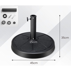 Suport pentru umbrela Costway NP11205 (Black) Thumb