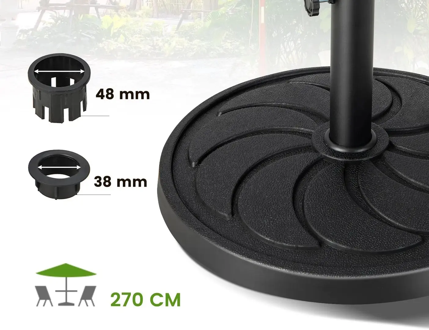 Подставка для зонта Costway NP11206 (Black)