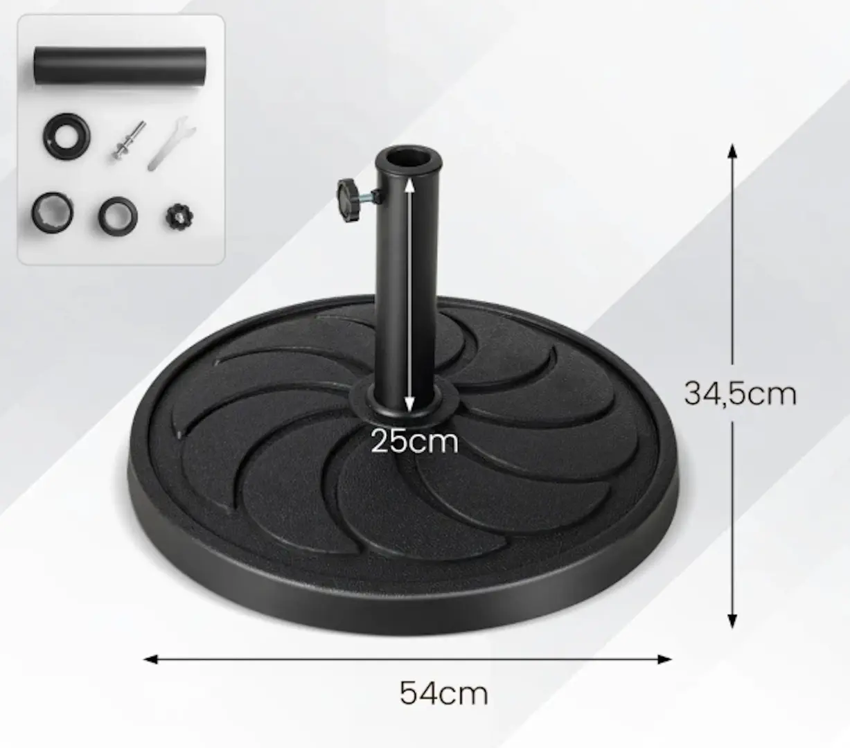 Подставка для зонта Costway NP11206 (Black)