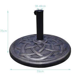 Suport pentru umbrela Costway OP2261 (Black) Thumb