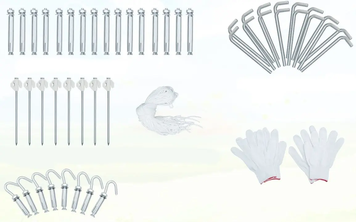 Садовый павильон Costway AW10020 6x3m (Light Brown)