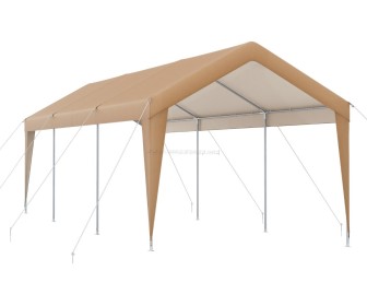 Pavilion de gradina Costway AW10020 6x3m (Light Brown)