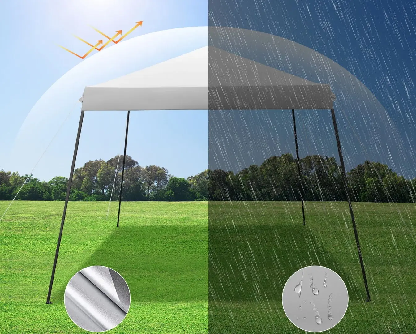 Pavilion de gradina Costway NP10301GR (Grey)