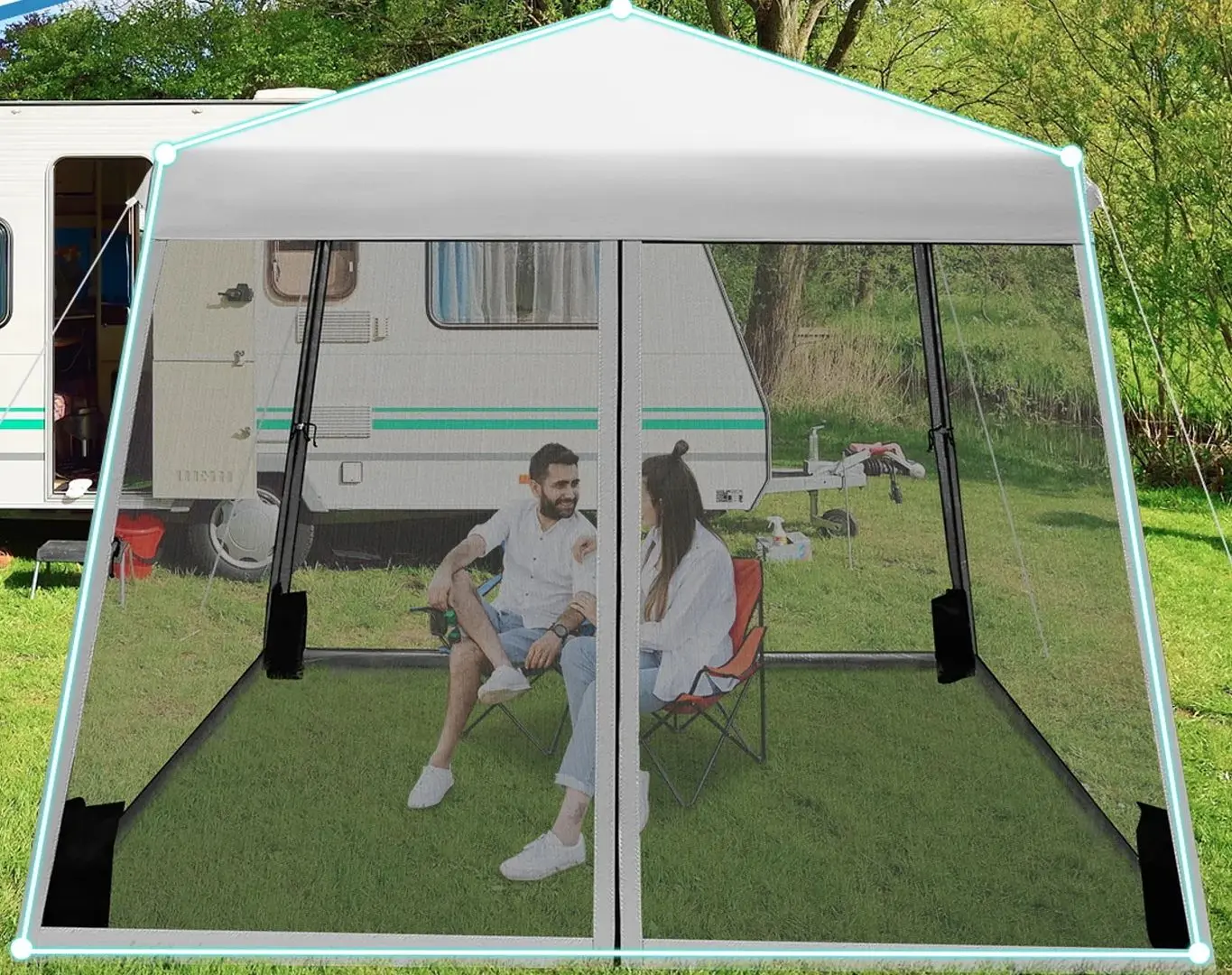 Садовый павильон Costway NP10301WH (White)