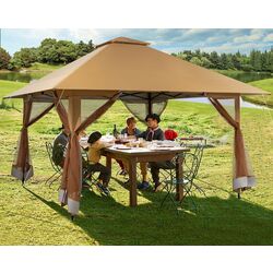 Pavilion de gradina Costway NP10828CF (Brown) Thumb