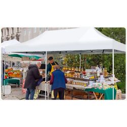 Садовый павильон Costway NP10843WH (White) Thumb