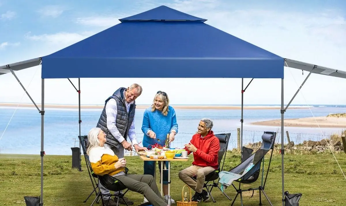 Pavilion de gradina Costway NP10844BL (Blue)