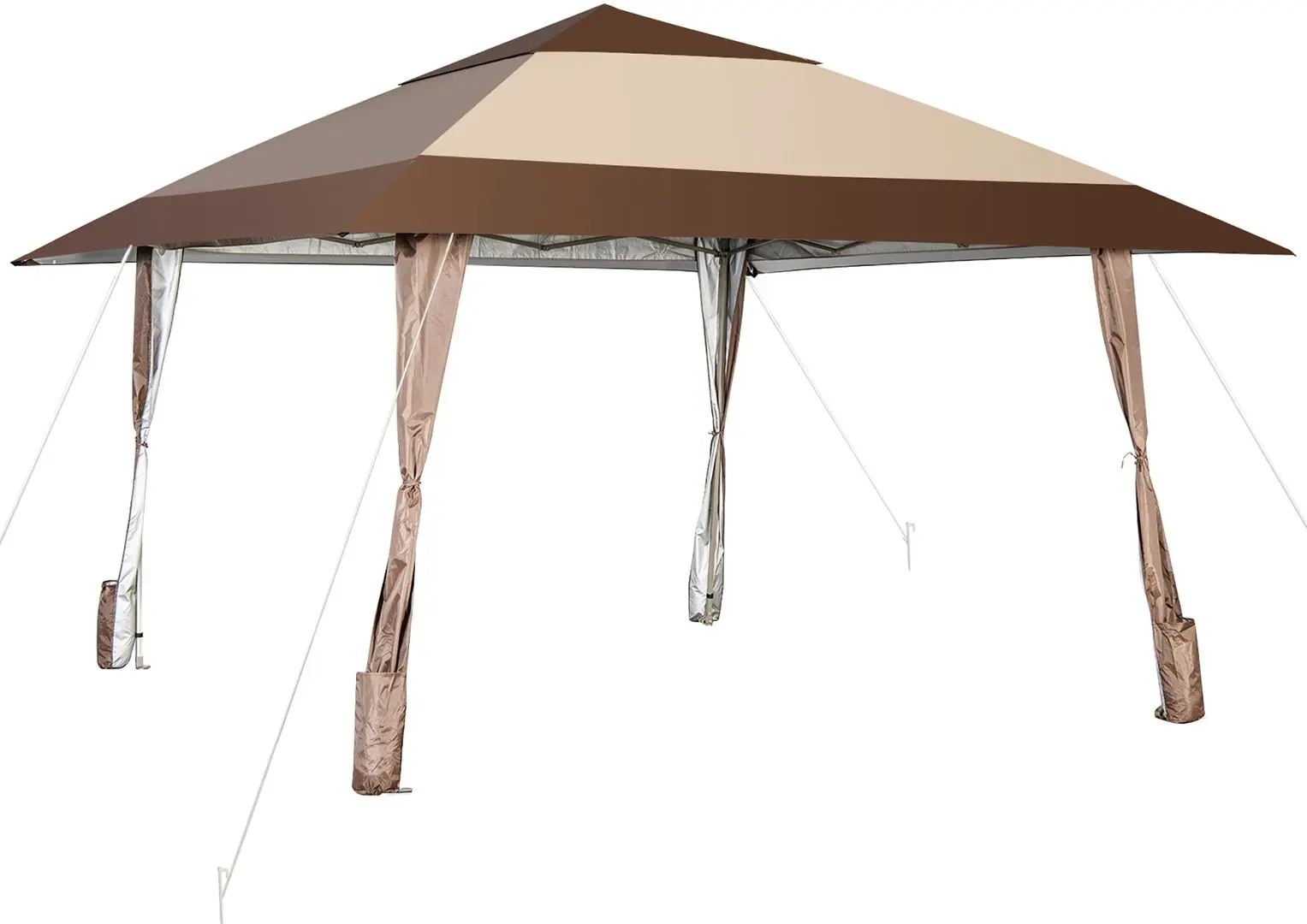 Pavilion de gradina Costway NP10845CF (Brown)