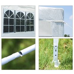 Pavilion de gradina Costway NP10972WH (White) Thumb