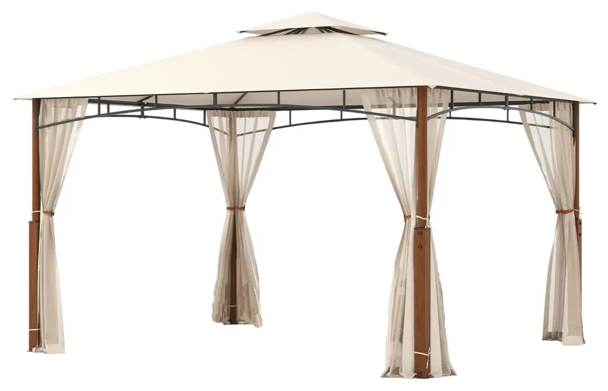 Садовый павильон Costway NP11861BE 3.6x3 (Beige)