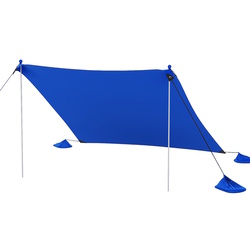 Parasolar de plaja Costway NP11639BL (Dark Blue)