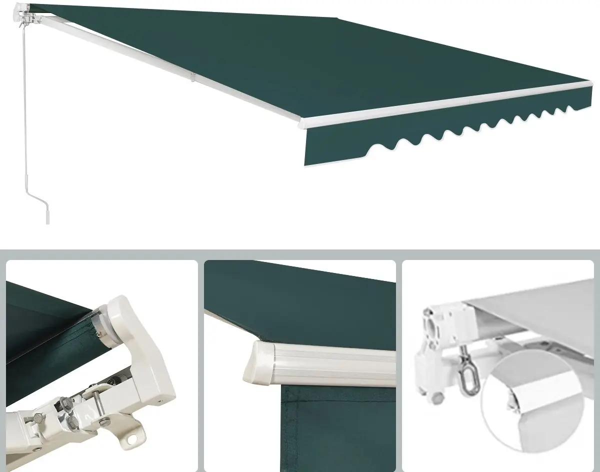 Тент пристенный Costway NP11202LS (Green) - 4
