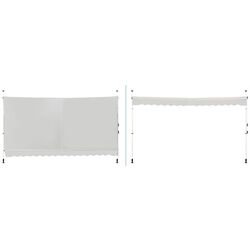 Тент пристенный Costway OP70315BE (White) Thumb