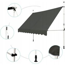 Copertina de perete Costway OP70315GR (Gray) Thumb