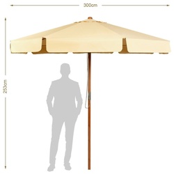 Umbrela de soare Costway NP11076BE (Beige) Thumb