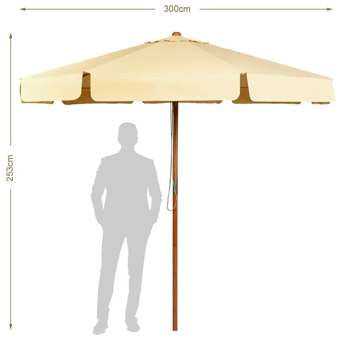 Umbrela de soare Costway NP11076BE (Beige) - 5