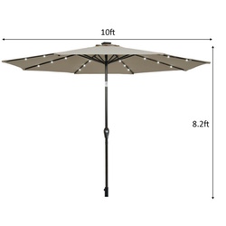 Зонт от солнца Costway NP11494BL (Brown) Thumb