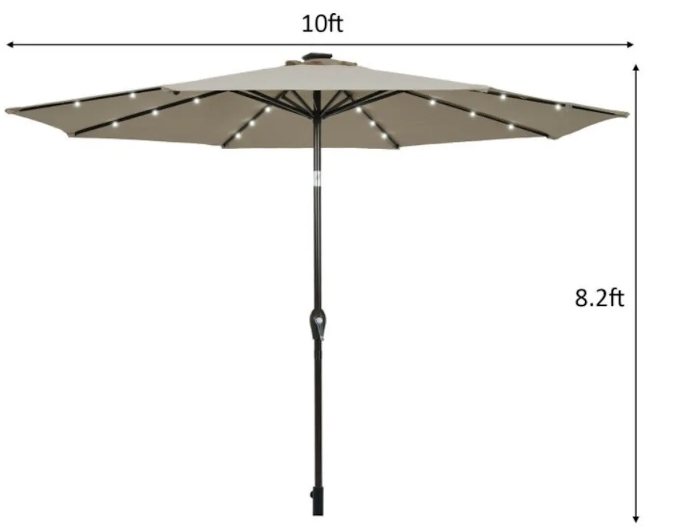 Зонт от солнца Costway NP11494BL (Brown)