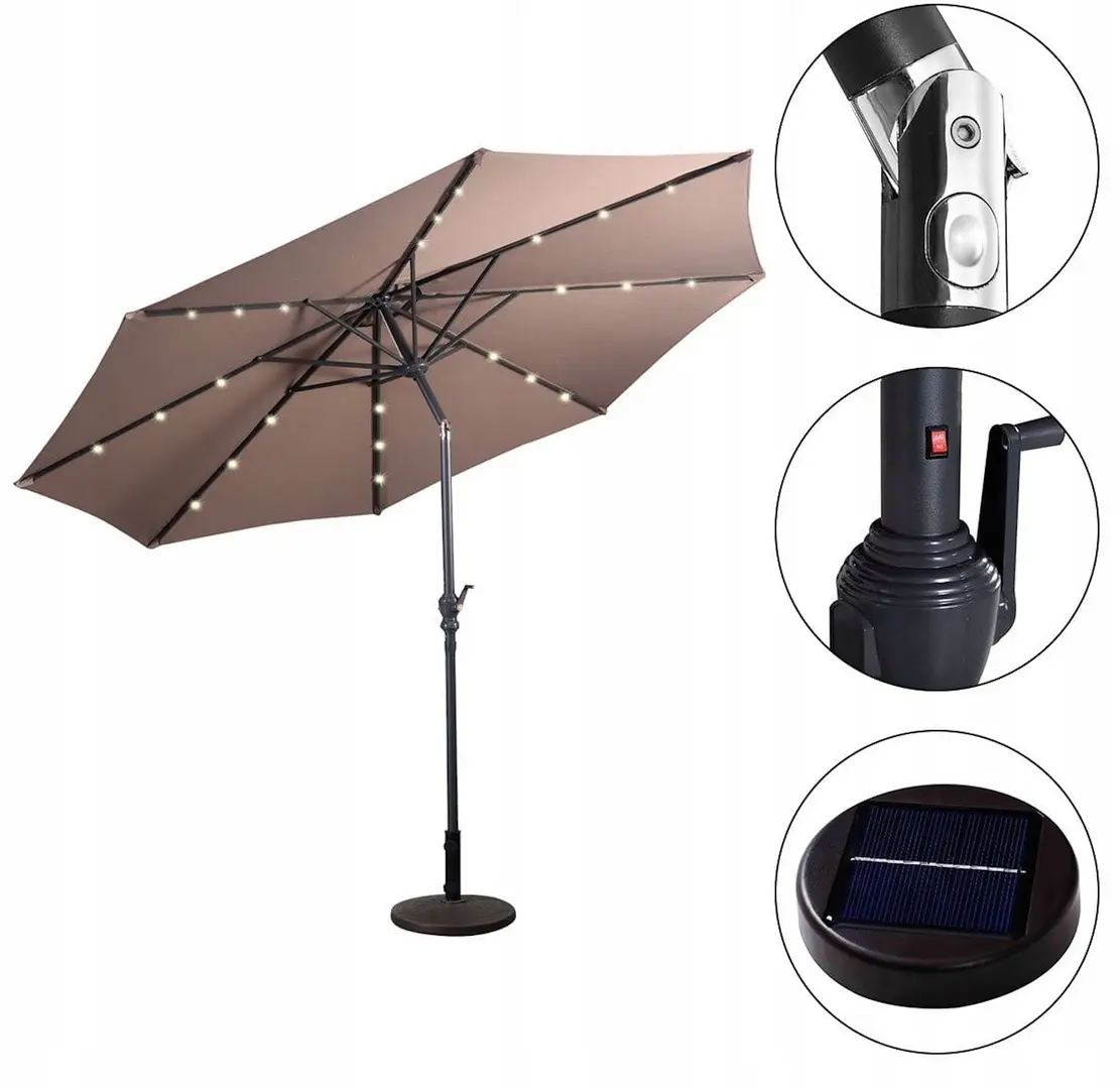 Umbrela de soare Costway NP11494CF (Brown)