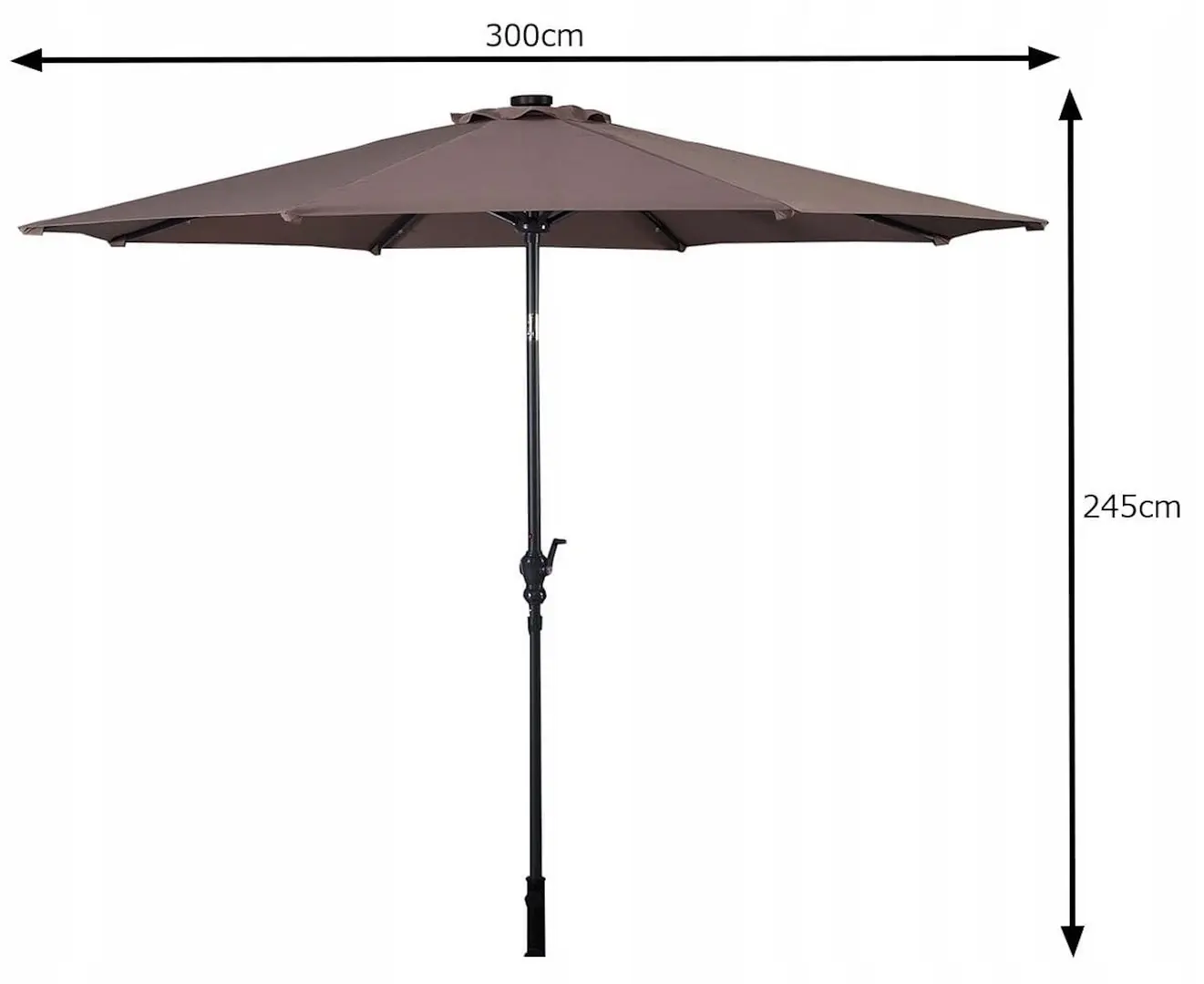 Umbrela de soare Costway NP11494CF (Brown)