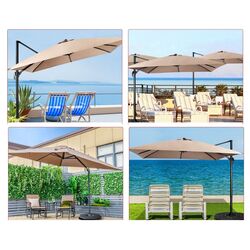 Umbrela de soare Costway NP11545CF (Brown) Thumb