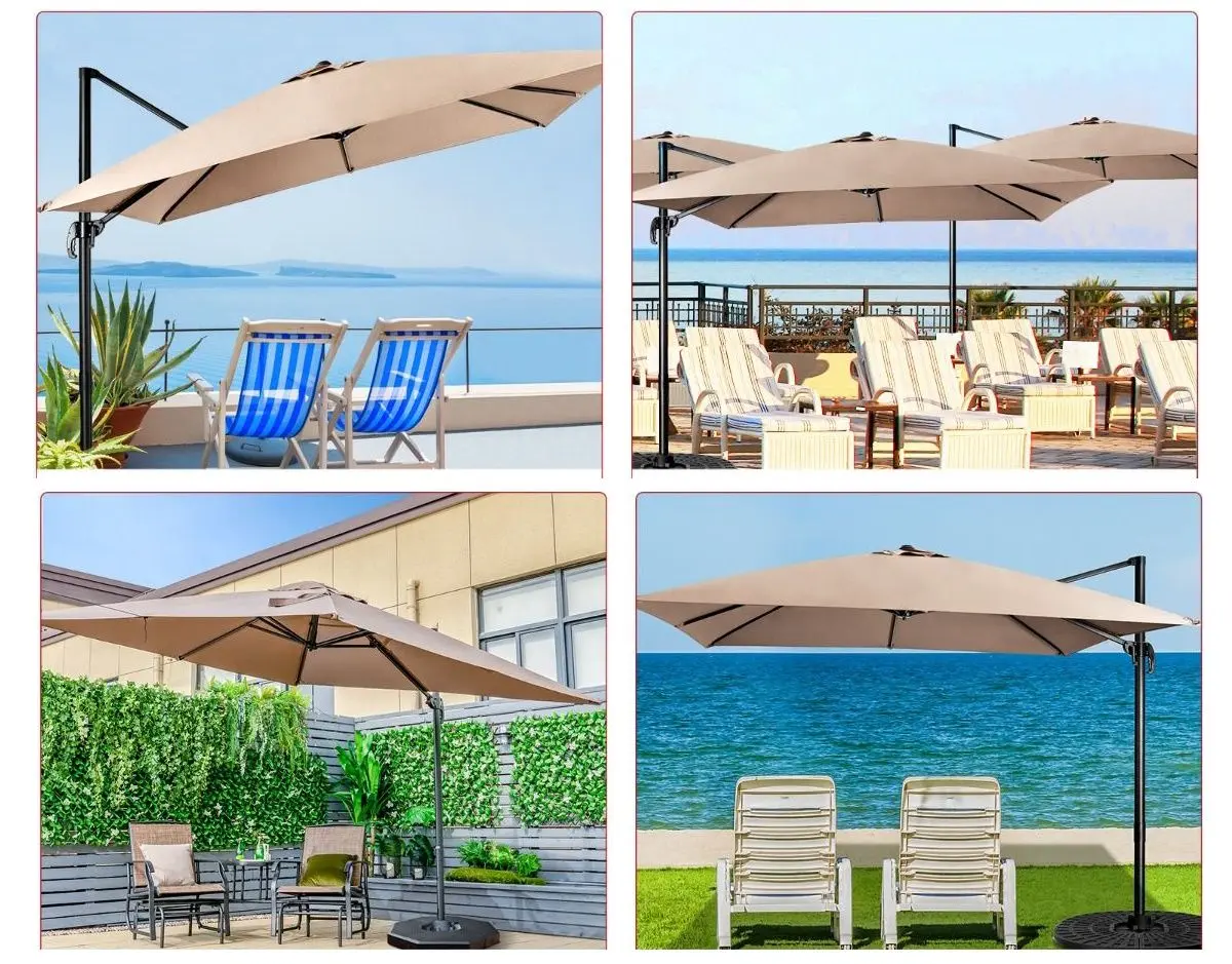 Umbrela de soare Costway NP11545CF (Brown) - 2