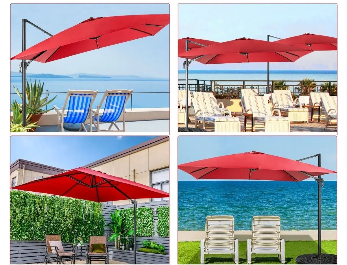 Umbrela de soare Costway NP11545WN (Bordeaux) - 2