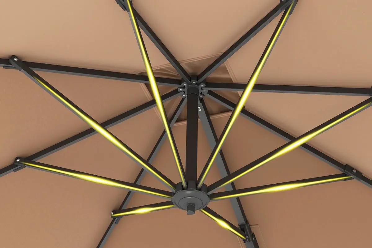 Зонт от солнца Costway NP11553CF (Coffee) - 2