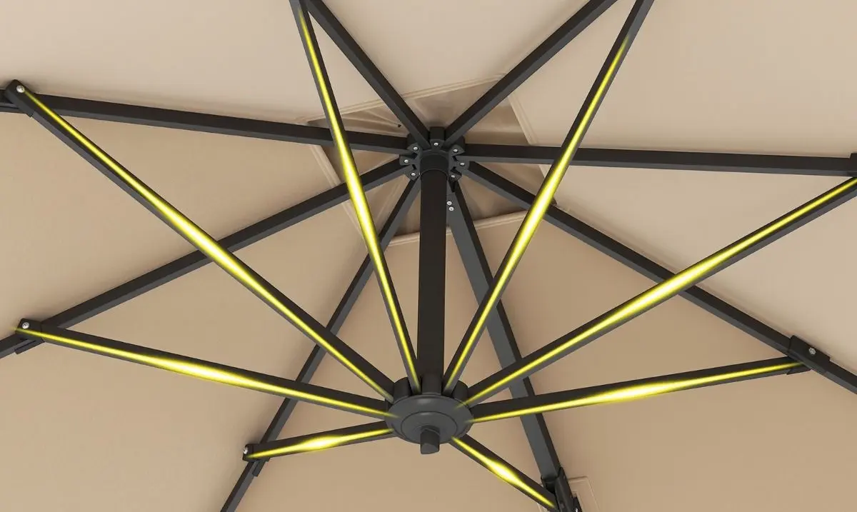 Umbrela de soare Costway NP11553MS (Beige) - 2