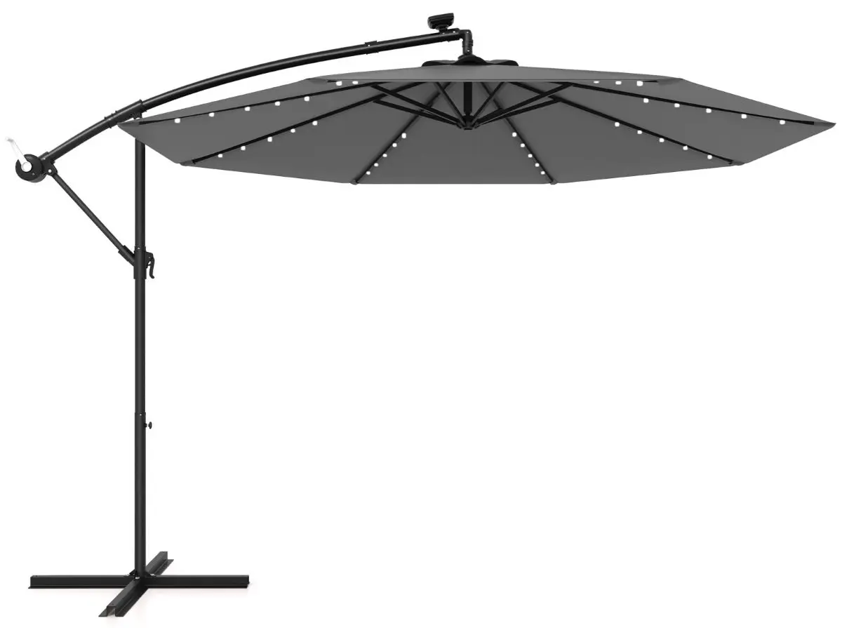 Umbrela de soare Costway NP11556HS (Grey)